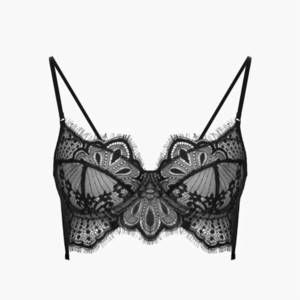 NEW AJOUR women's frappe underwire bra in black